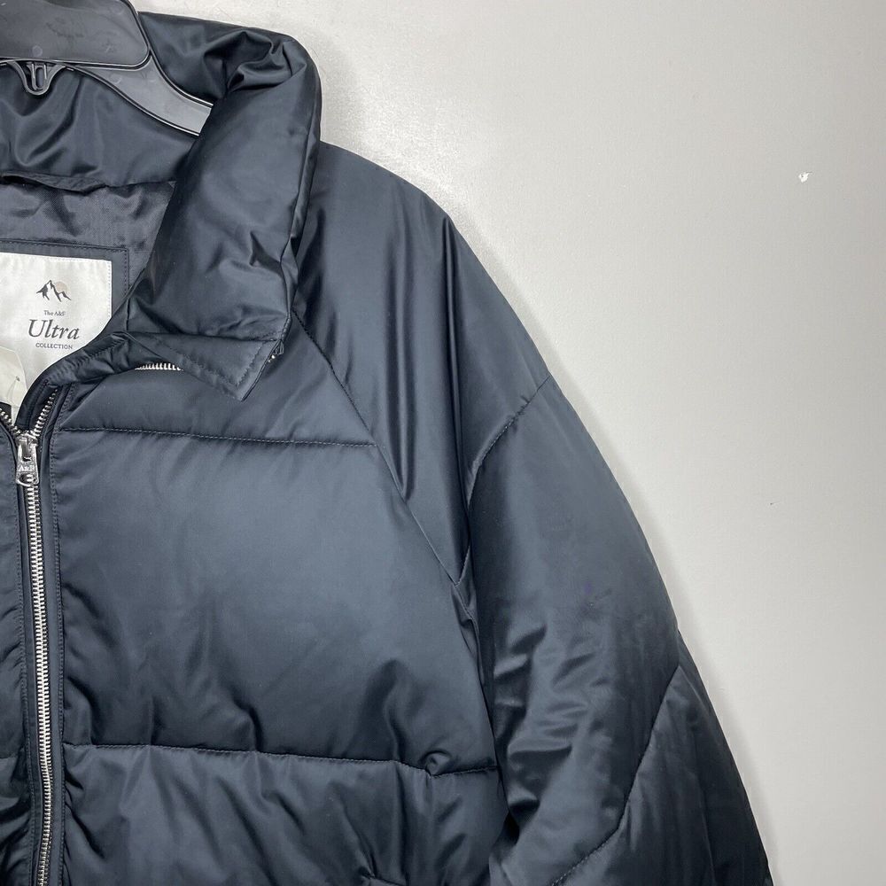 ABERCROMBIE & FITCH Puffer Jacket Women XL Ultra Classic NEW $180 Black - Picture 4 of 13